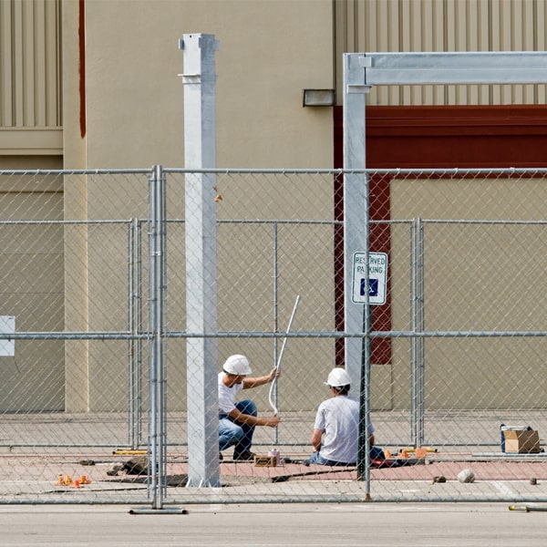 how long can i lease the temporary fence for my building site or event in Goreville Illinois